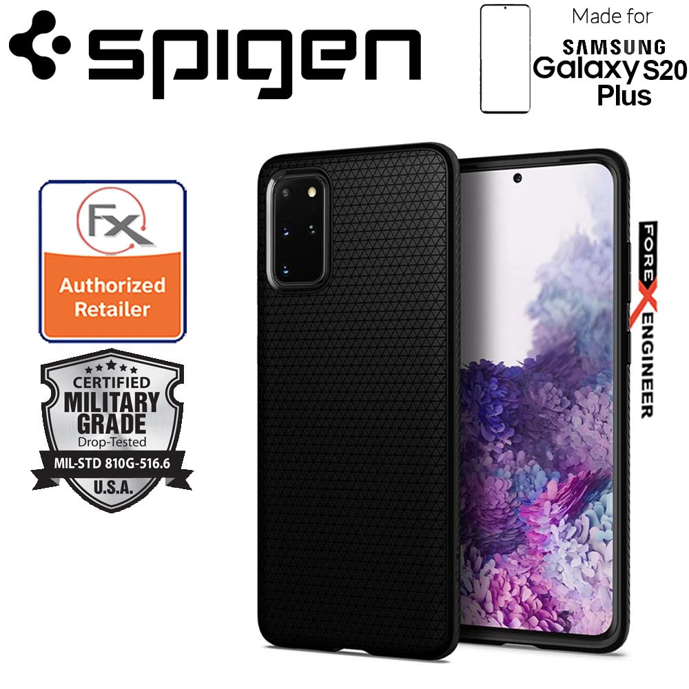 Spigen Liquid Air for Samsung Galaxy S20+ - S20 Plus 6.7" - Matte Black Color