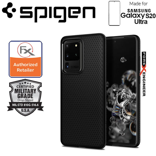 Spigen Liquid Air for Samsung Galaxy S20 Ultra 6.9" - Matte Black Color