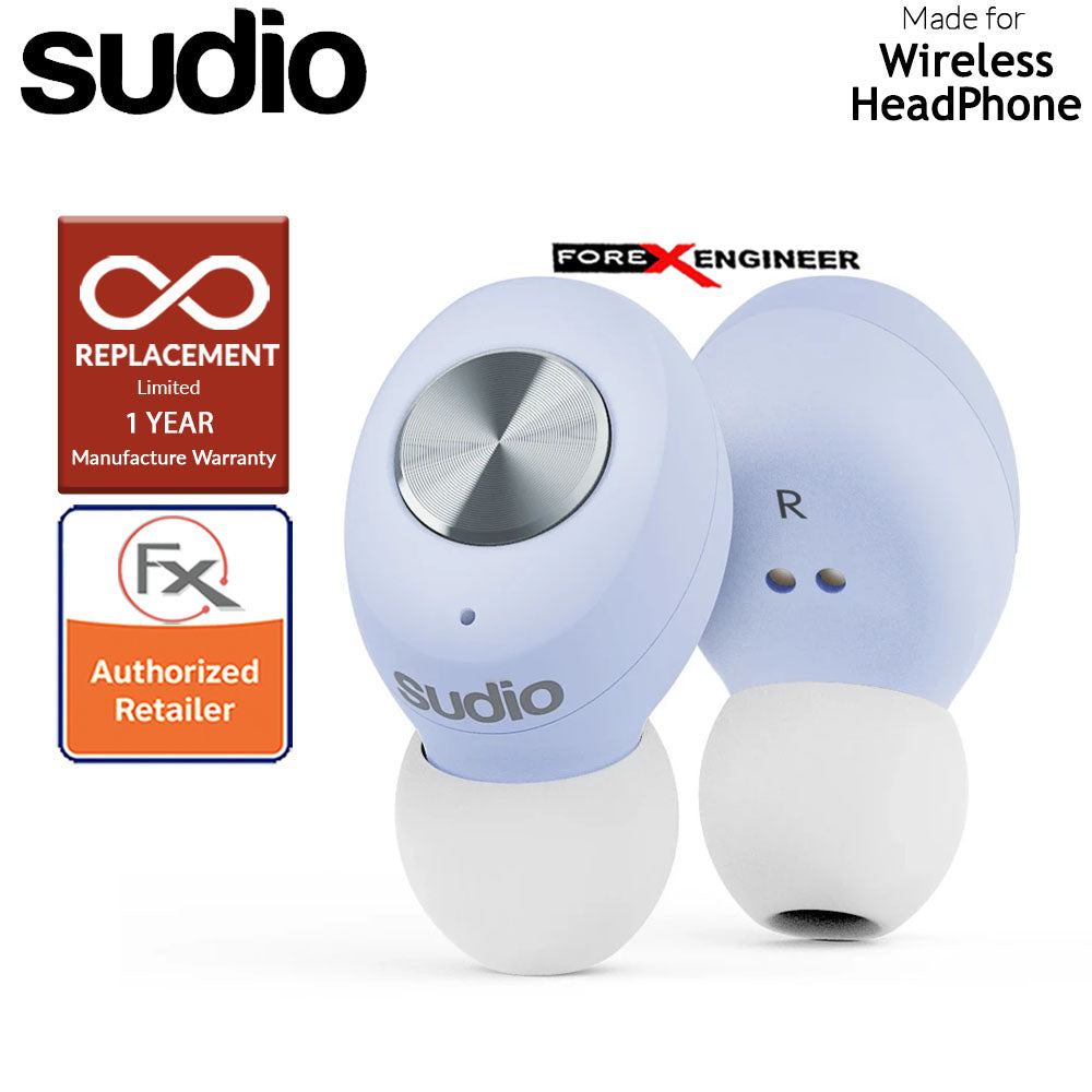 Sudio TOLV True Wireless Earbuds - Instant pairing - Blue Color ( Barcode : 7350071382042 )