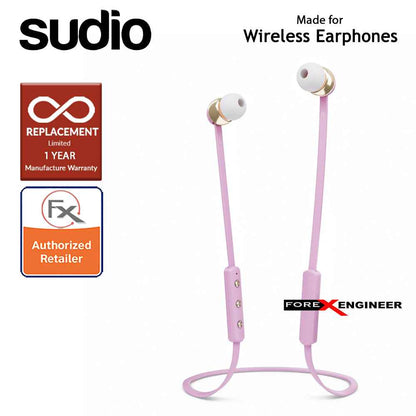 Sudio VASA BL√Ñ Bluetooth Earphones - Pink (Barcode : 7350071380543)