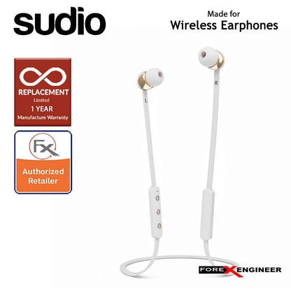 Sudio VASA BL√Ñ Bluetooth Earphones - White (Barcode : 7350071380512)