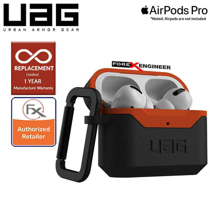 UAG Hardcase V2 for Airpods Pro  - Black-Orange (Barcode : 812451035483 )