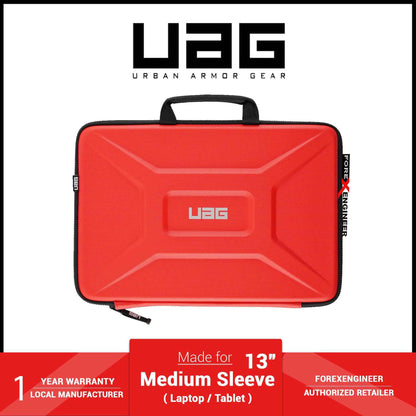 UAG Medium Sleeve 13" for Laptop - Tablet - with handle fall - Magma (Barcode: 812451038569 )