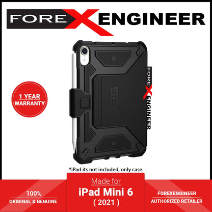 UAG Metropolis for iPad Mini 7th Gen ( 2024 ) / iPad Mini 6th Gen ( 2021 ) - Black (Barcode: 810070368104 )