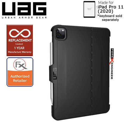 UAG Scout Series for iPad Pro 11 inch 2nd Gen 2020 - Compatible with Smart Keyboard Folio - Black Color ( Barcode: 812451034875 )