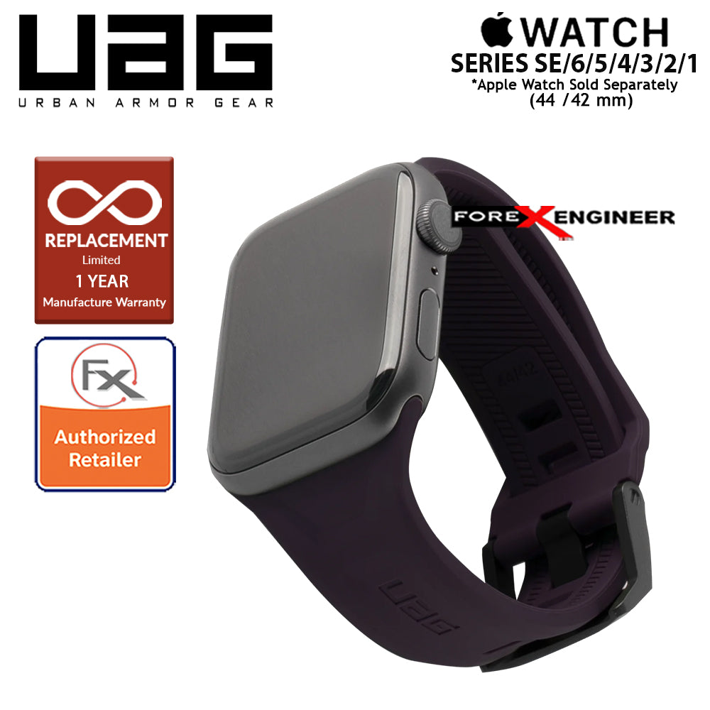 [RACKV2_CLEARANCE] UAG Scout Strap for Apple Watch Series 7 - SE - 6 - 5 - 4 - 3 - 2 - 1 ( 45mm - 42mm - 44mm ) - Eggplant Colour (Barcode: 812451037708)