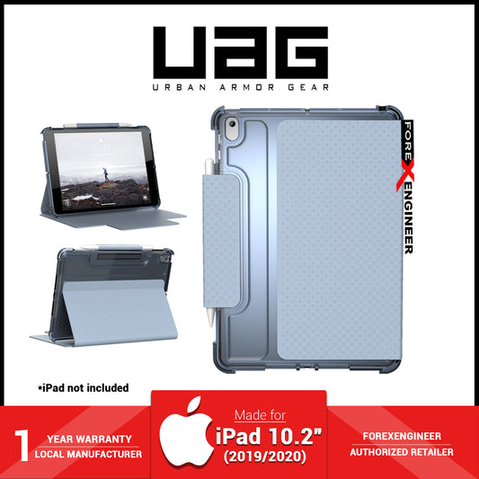 UAG [U] Lucent for iPad 10.2 inch 9/8/7th Gen Year 2021/2020/2019 Case - Soft Blue