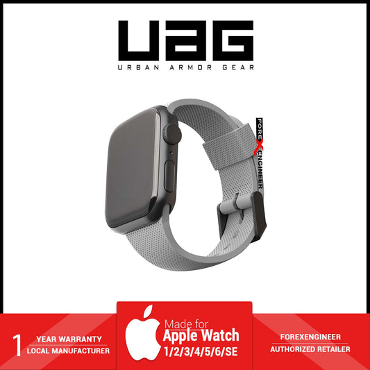 UAG [U] Dot Silicone for Apple Watch Series Ultra / Ultra 2/7/SE/6/5/4/3/2/1 49MM/45MM/44MM/42MM - Grey