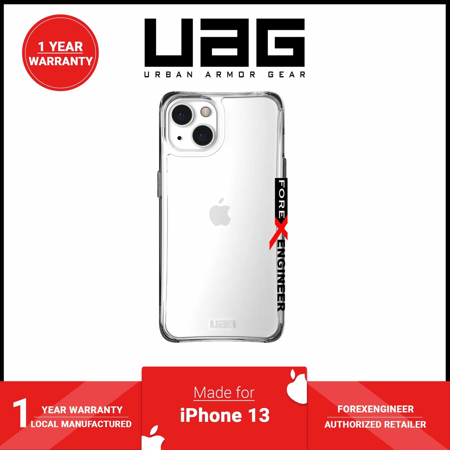 UAG Plyo for iPhone 13 5G 6.1" - Ice