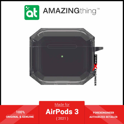 AMAZINGthing Adamas Case for AirPods 3 - Anti-microbial - Black (Barcode: 4892878065269 ) - Forexengineer -Malaysia- 4892878065269