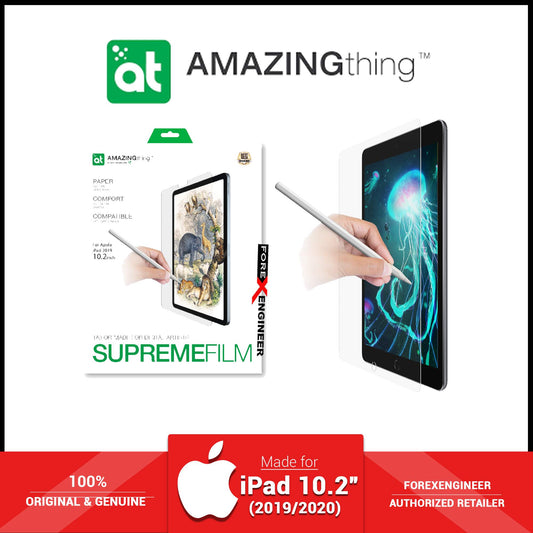 AMAZINGTHING Paperlike Texture Film for iPad 10.2 inch 7th - 8th - 9th Gen ( 2019 - 2021 ) - Paper Texture Screen Protector 0.2mm - Matte (Barcode: 4892878062329 )
