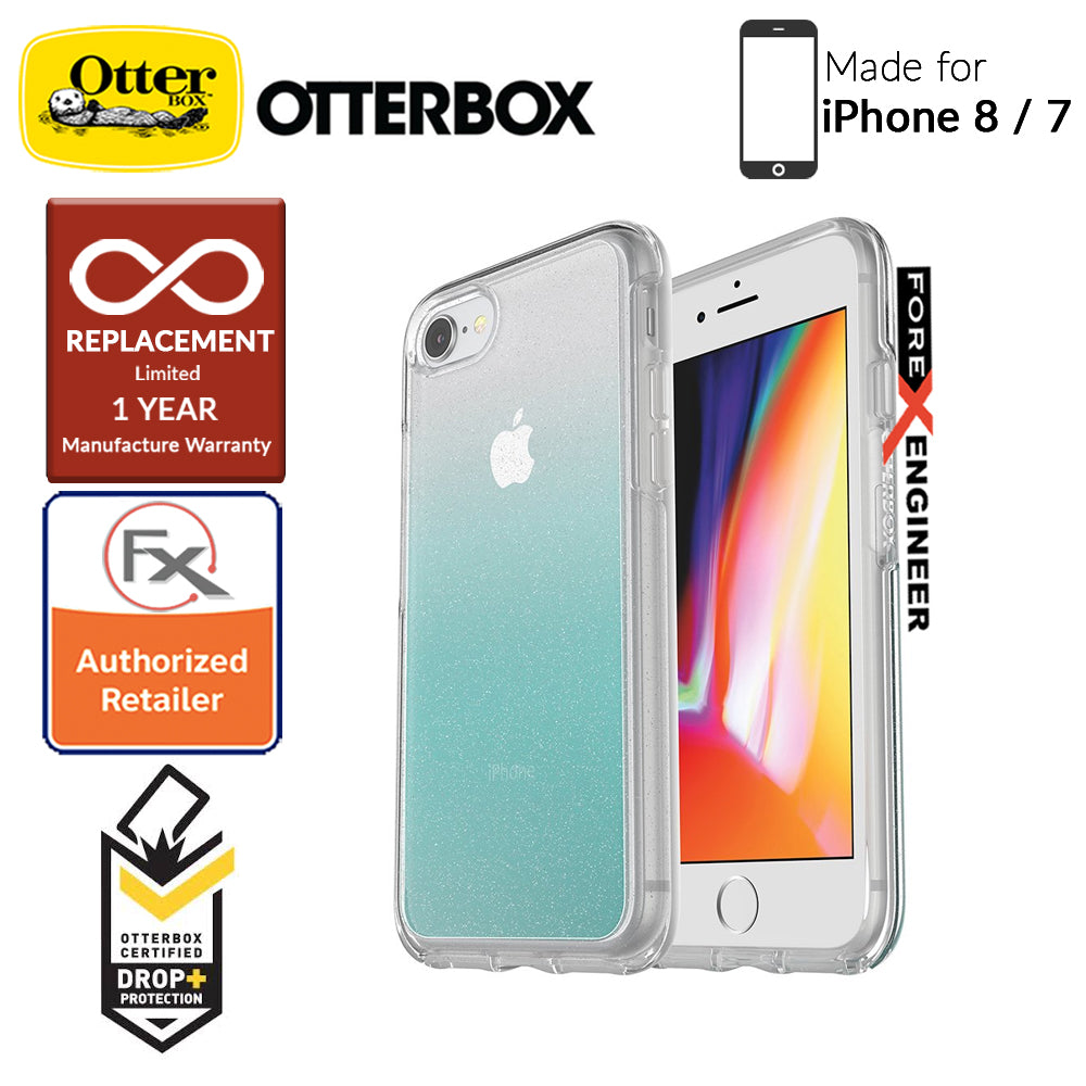 OtterBox Symmetry Clear Series for iPhone 7 - 8 - Aloha Ombre (Compatible with iPhone SE 2nd Gen 2020) (660543426301)