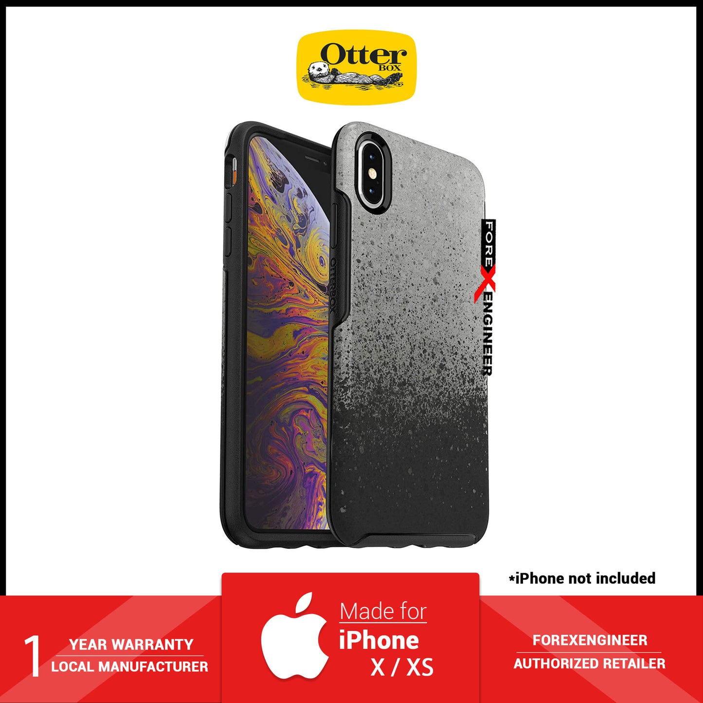 [RACKV2_CLEARANCE] Otterbox Symmetry for iPhone X - Xs - Ashed For It (Barcode: 660543469322  )
