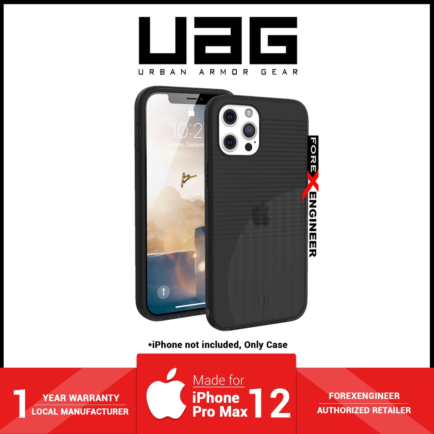 UAG [U] Aurora Case for iPhone 12 Pro Max 6.7 inch 5G - Ash (Barcode: 810070360306 )