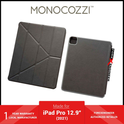Monocozzi LUCID Plus Folio for ipad Pro 12.9" 5th Gen ( 2021 ) M1 Chip - Black (Barcode: 4895199106963 )