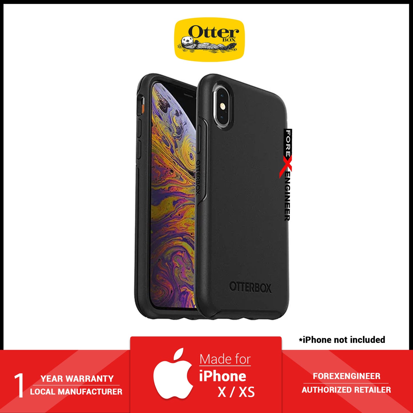 Otterbox Symmetry for iPhone X - Xs - Black (Barcode: 660543469247 )