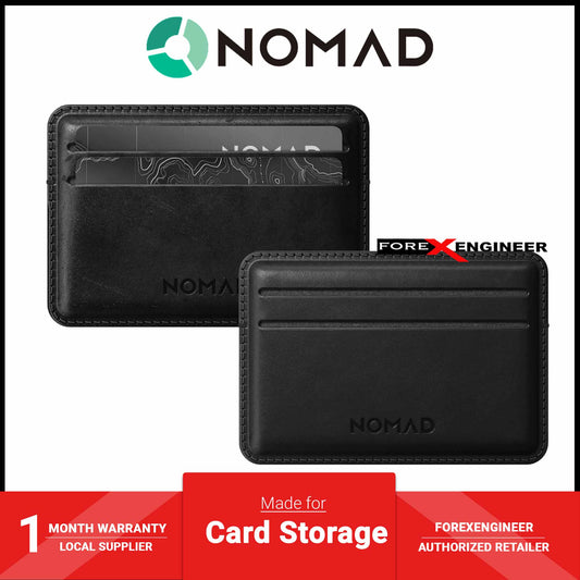 Nomad Card Wallet Horween Leather - Black (Barcode: 856500019499 )