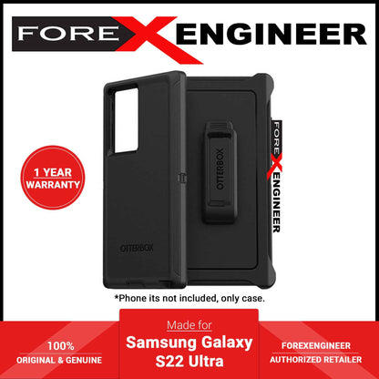 Otterbox Defender Series Case for Samsung Galaxy S22 Ultra - Black (Barcode: 840104295229 )
