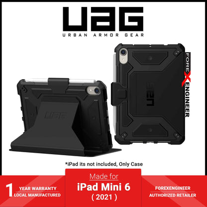 UAG Metropolis SE for iPad Mini 7th Gen ( 2024 ) / iPad Mini 6th Gen ( 2021 ) - Black (Barcode: 810070368111 )