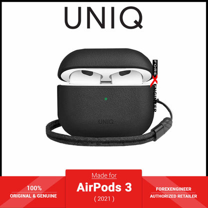 UNIQ Terra Snap Case for AirPods 3 ( 2021 ) - Black (Barcode: 8886463676820 ) - Forexengineer -Malaysia- 8886463676820