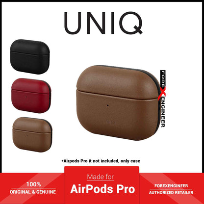 UNIQ Terra for Airpods Pro Case with Genuine Leather - Red (Barcode: 8886463673102)
