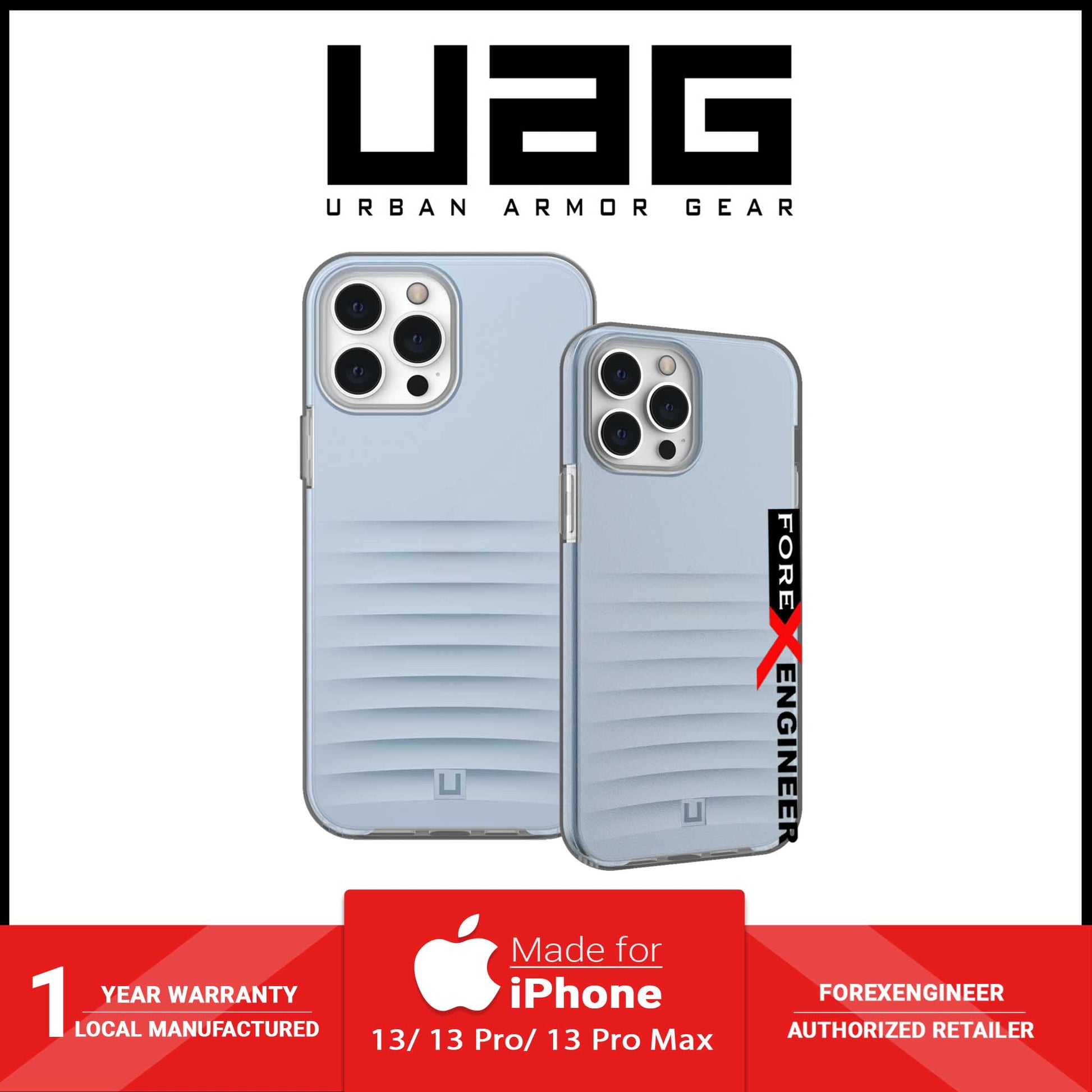 UAG [U] Wave for iPhone 13 Pro 6.1" 5G - Cerulean - Forexengineer-malaysia