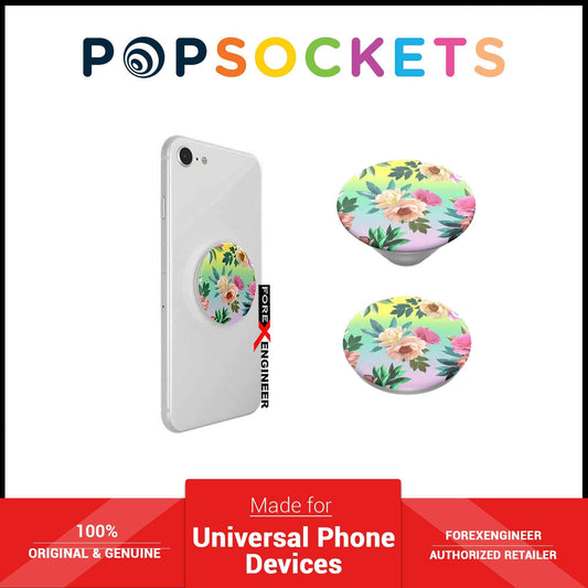 PopSockets Swappable PopGrip Graphics - Chrome Flora (Barcode: 842978139159) - Forexengineer-malaysia