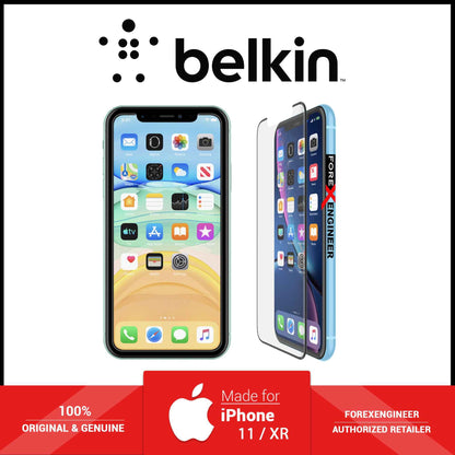 Belkin EZ Tray Tempered Curve Glass for iPhone 11 - XR - Clear ( Barcode : 745883774173 )