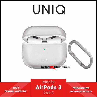 UNIQ Glase Case for AirPods 3 ( 2021 ) - Clear (Barcode: 8886463676851 ) - Forexengineer -Malaysia- 8886463676851