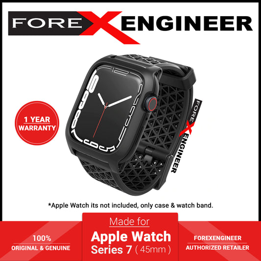 Catalyst Active Defense Case for Apple Watch Series 7 ( 45mm ) - with intergrade bands - Stealth Black (Barcode: 840625112432 )