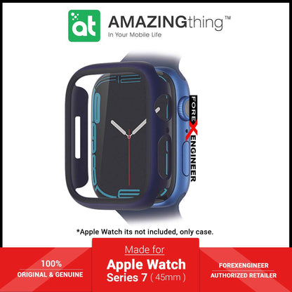 AMAZINGthing Marsix Case for Apple Watch Series 7 ( 45mm ) - Drop Proof - Dark Blue (Barcode: 4892878069663 )