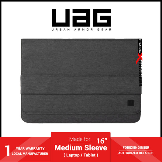UAG [U] Mouve Large Sleeve 16" for Laptop - Tablet - Dark Grey (Barcode: 812451038491 )