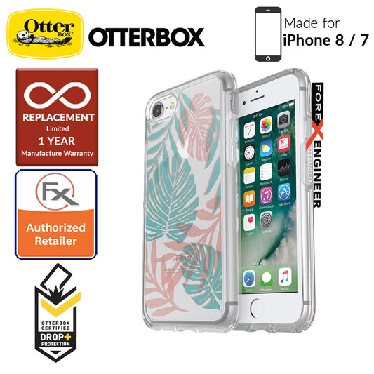 OtterBox Symmetry Clear Series for iPhone 7 - 8 - Easy Breezy (Compatible with iPhone SE 2nd Gen 2020)