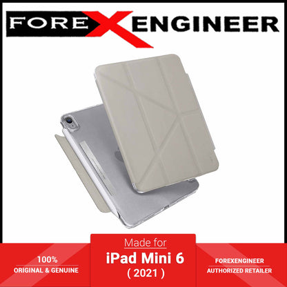 UNIQ Camden Case for iPad Mini 7th Gen ( 2024 ) / iPad Mini 6th Gen ( 2021 ) - Grey (Barcode: 8886463678644 ) - Forexengineer -Malaysia- 8886463678644