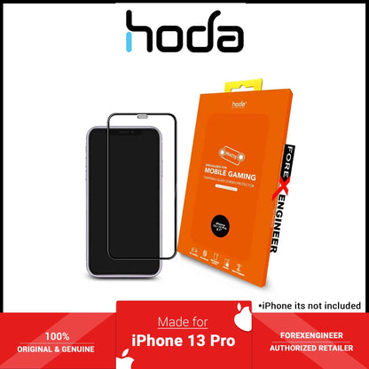 Hoda Tempered Glass for iPhone 13 - 13 Pro 6.1" 5G ( 2.5D 0.33mm Full Coverage ) - Matte (Barcode: 4711103541746 )