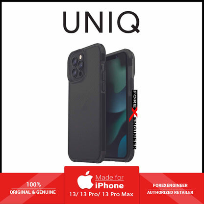 UNIQ Combat Aramid Case for iPhone 13 Pro Max 6.5" 5G - Smoke (Barcode: 8886463679074 ) - Forexengineer -Malaysia- 8886463679074