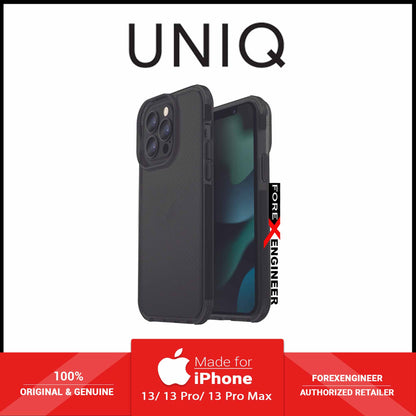 UNIQ Combat Aramid Case for iPhone 13 Pro 6.1" 5G - Smoke (Barcode: 8886463679050 ) - Forexengineer -Malaysia- 8886463679050