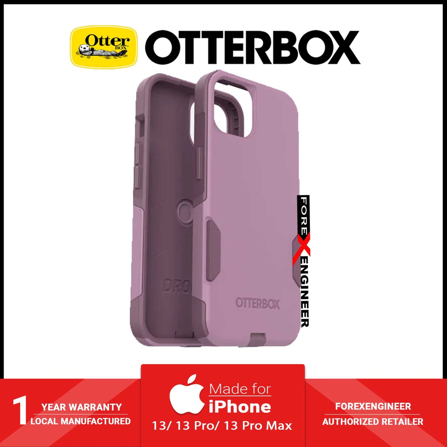 Otterbox Commuter for iPhone 13 Pro Max 6.7" 5G - Antimicrobial Case - Maven (Barcode: 840104264867) - Forexengineer-malaysia