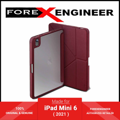 UNIQ Moven Case for iPad Mini 7th Gen ( 2024 ) / iPad Mini 6th Gen ( 2021 ) - Maroon (Barcode: 8886463678657 ) - Forexengineer -Malaysia- 8886463678657