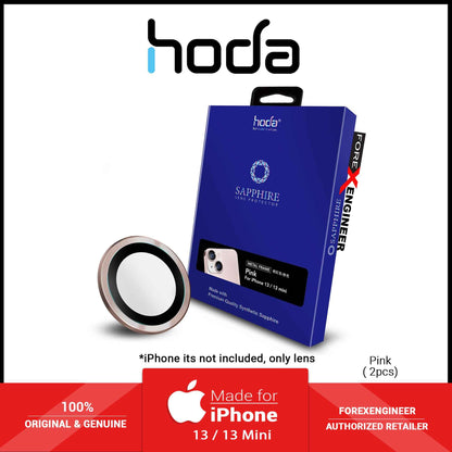 Hoda Sapphire Lens Protector for iPhone 13 Mini - 13 - Pink (2pcs) (Barcode: 4711103542804 )
