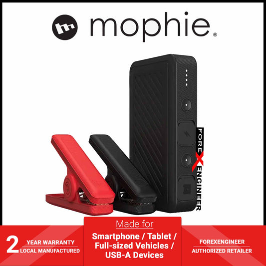 Mophie Powerstation GO Rugged Compact - Portable Battery with USB-A Ports ( Car Jump Starter ) - Black - Forexengineer -Malaysia- 840056140479