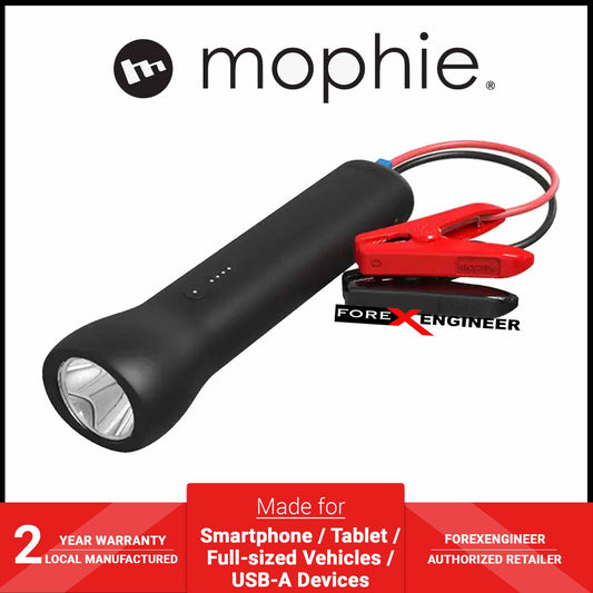 Mophie Powerstation GO Rugged Flashlight - 450 lumens flashlight - LED work - SOS light - Black (Barcode: 840056140493) - Forexengineer -Malaysia- 840056140493