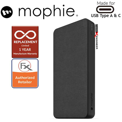Mophie Powerstation XXL 20,000mAh - Premium Fabric Finish - Black - Forexengineer-malaysia
