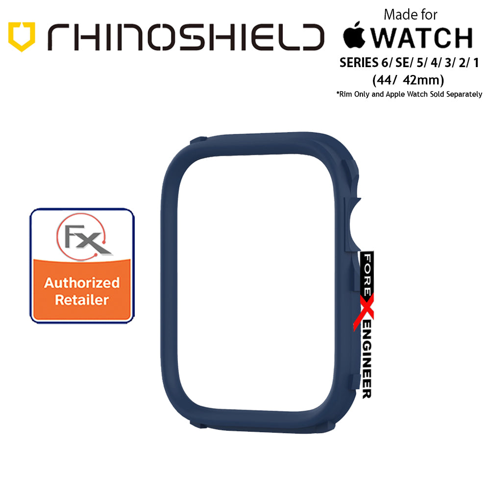 Rhinoshield RIM for Apple Watch 44mm - 42mm Series 6 - SE - 5 - 4 - 3 - 2 - 1 - Use with Rhinoshield CrashGuard NX - Navy Blue (Barcode: 4711033726916)