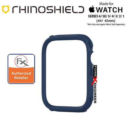 Rhinoshield RIM for Apple Watch 44mm - 42mm Series 6 - SE - 5 - 4 - 3 - 2 - 1 - Use with Rhinoshield CrashGuard NX - Navy Blue (Barcode: 4711033726916)