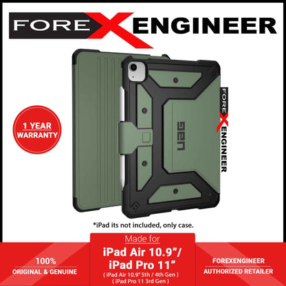 UAG Metropolis SE Case for iPad Air 10.9" 5th - 4th Gen ( 2022 - 2020 ) - iPad Pro 11" 4th Gen ( 2022 ) - Olive