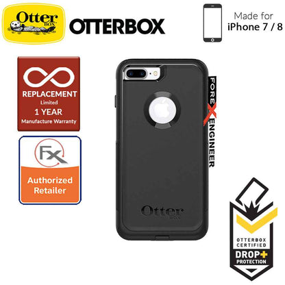 OtterBox Commuter Series for iPhone 8 - 7 - 2 Layers Lightweight Protection Case - Black (Compatible with iPhone SE 2nd Gen 2020) - Forexengineer-malaysia