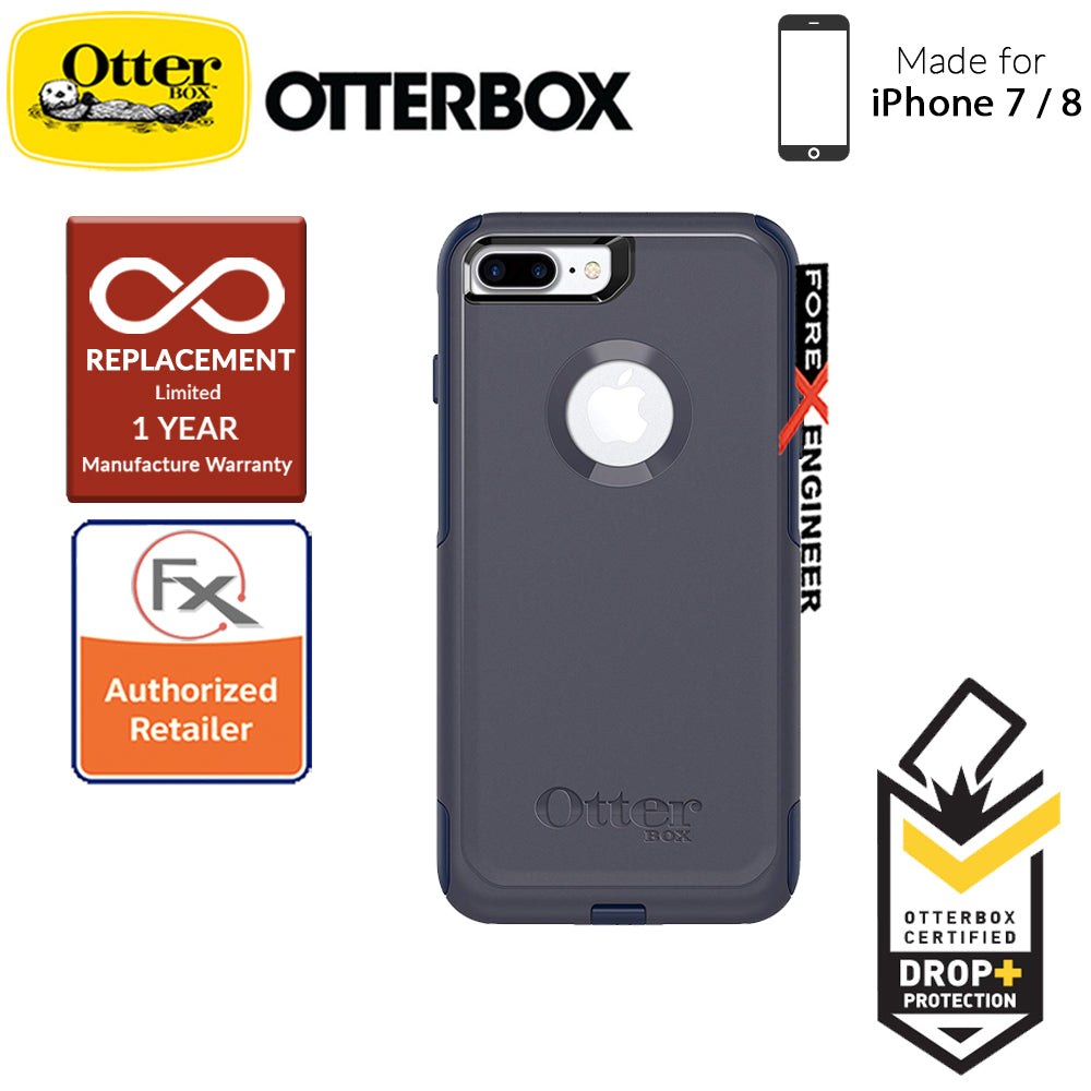 OtterBox Commuter Series for iPhone 8 - 7 - 2 Layers Lightweight Protection Case -  Indigo Way (Compatible with iPhone SE 2nd Gen 2020)