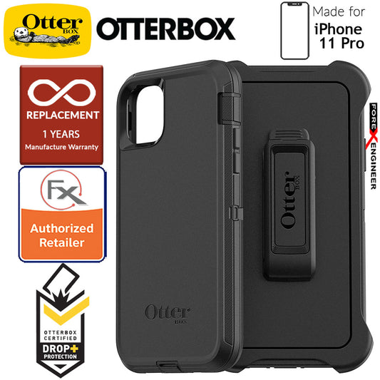 Otterbox Defender for iPhone 11 Pro (Black) - Forexengineer -Malaysia- 660543511205