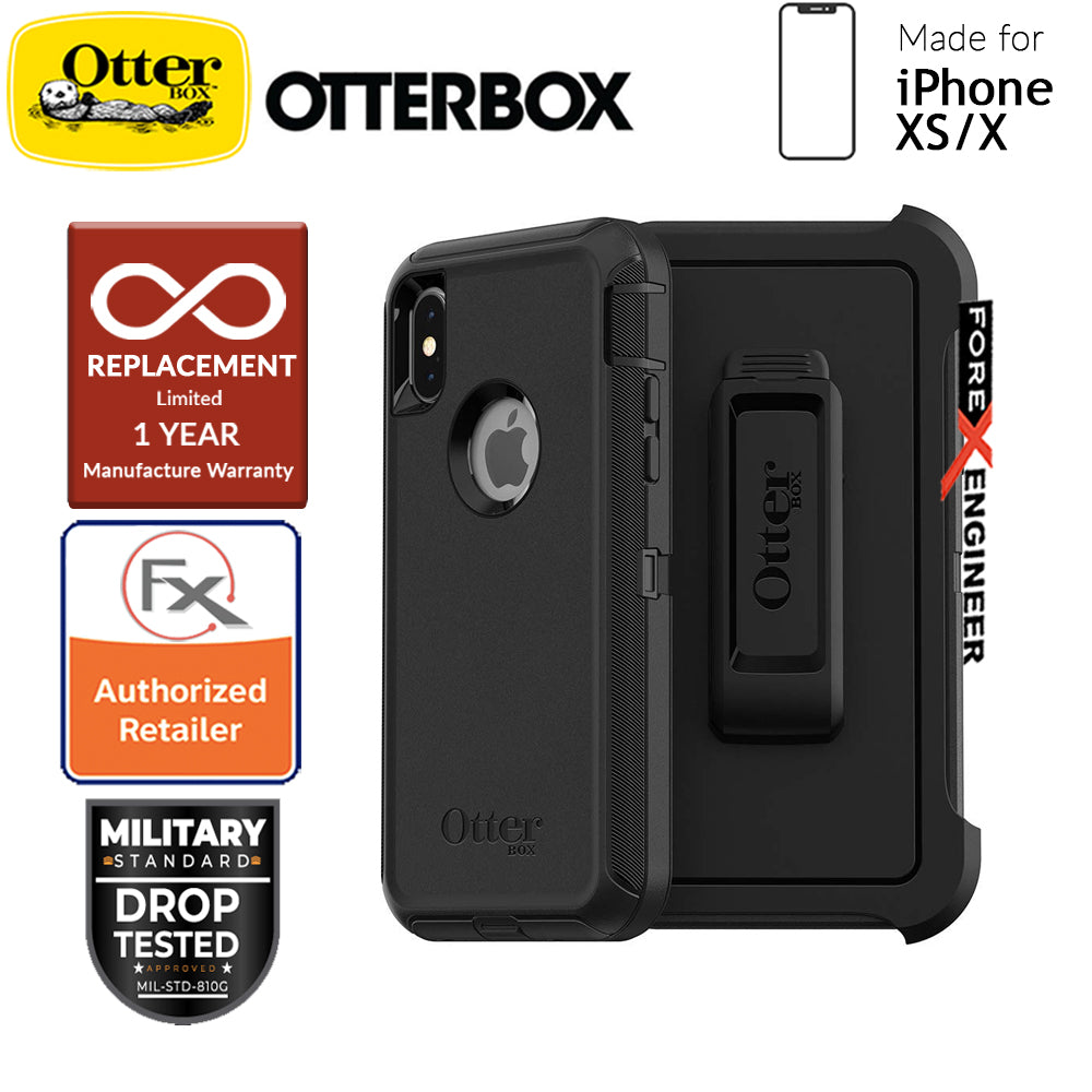 Otterbox Defender Series for iPhone Xs - X - Black